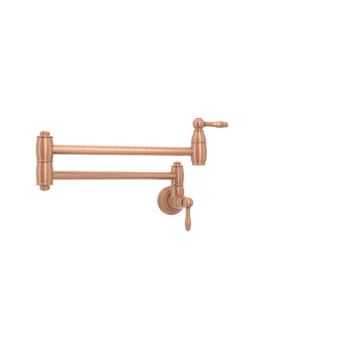 Copper Pot Filler Kitchen Faucet Wall-Mounted — AK98288-C-48