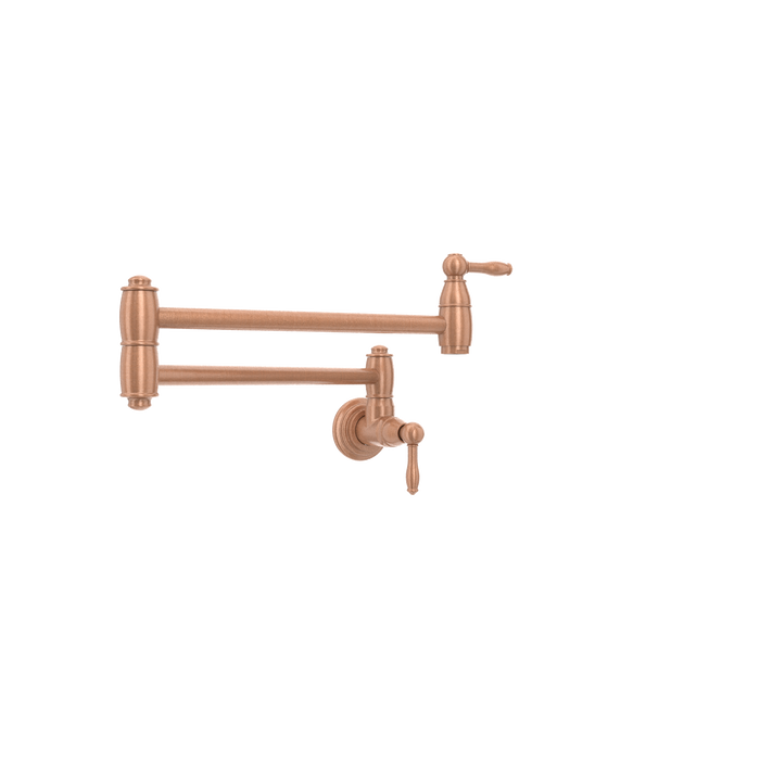 Copper Pot Filler Kitchen Faucet Wall-Mounted — AK98288-C-48
