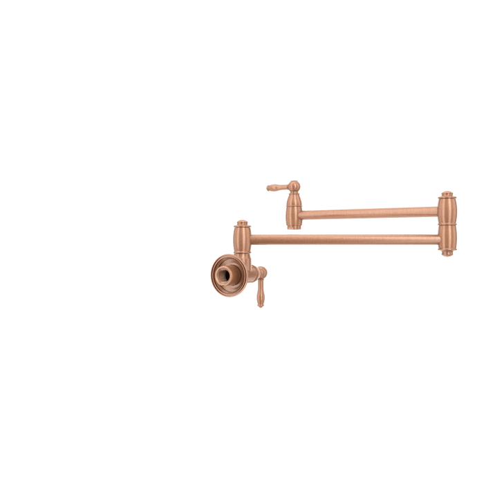 Copper Pot Filler Kitchen Faucet Wall-Mounted — AK98288-C-48