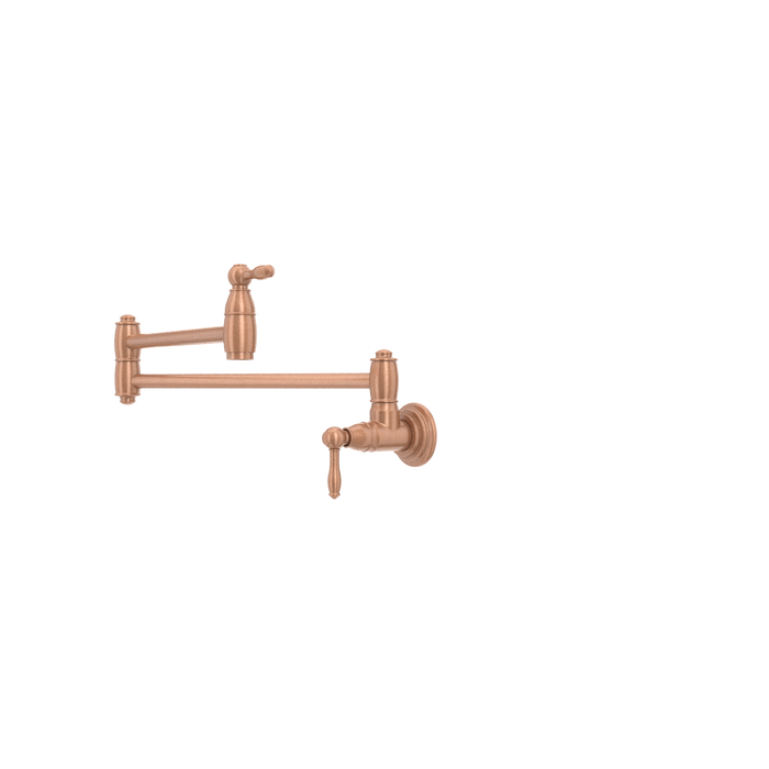 Copper Pot Filler Kitchen Faucet Wall-Mounted — AK98288-C-48