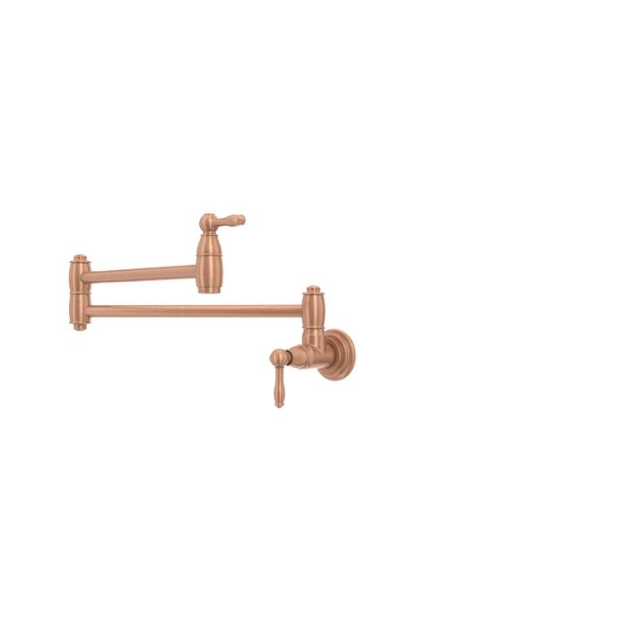 Copper Pot Filler Kitchen Faucet Wall-Mounted — AK98288-C-48