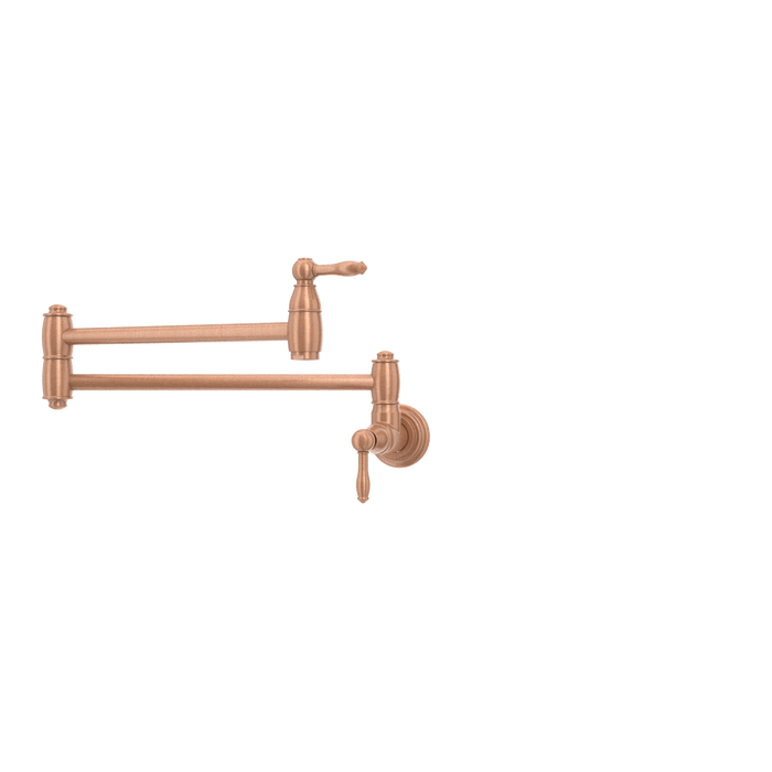 Copper Pot Filler Kitchen Faucet Wall-Mounted — AK98288-C-48