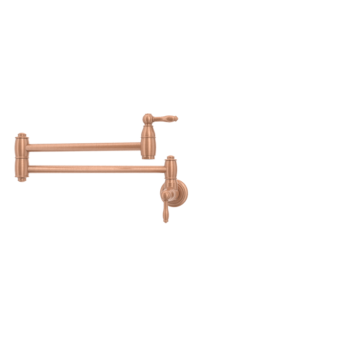 Copper Pot Filler Kitchen Faucet Wall-Mounted — AK98288-C-48