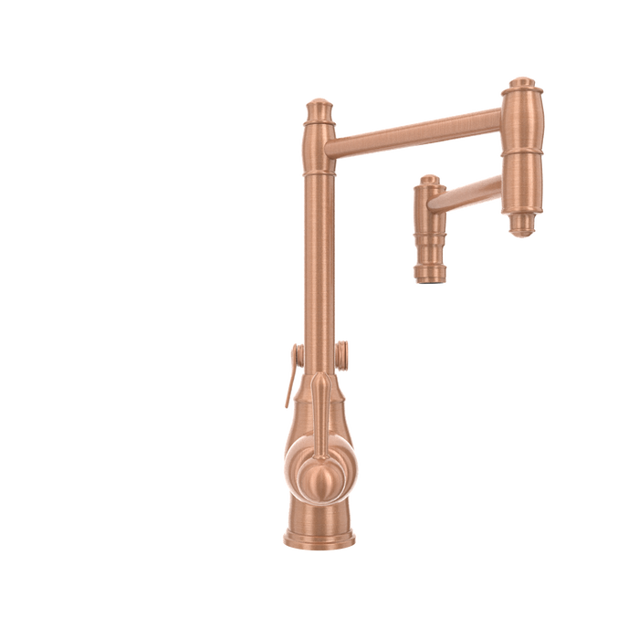 One-Handle Copper Pot Filler Kitchen Faucet with Side Sprayer - AK96918P2