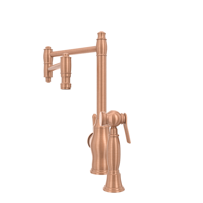 One-Handle Copper Pot Filler Kitchen Faucet with Side Sprayer