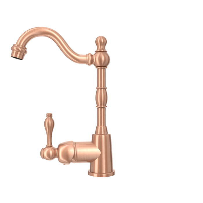 One-Handle Copper Widespread Kitchen Bar Faucet — AK96118P1-C-48