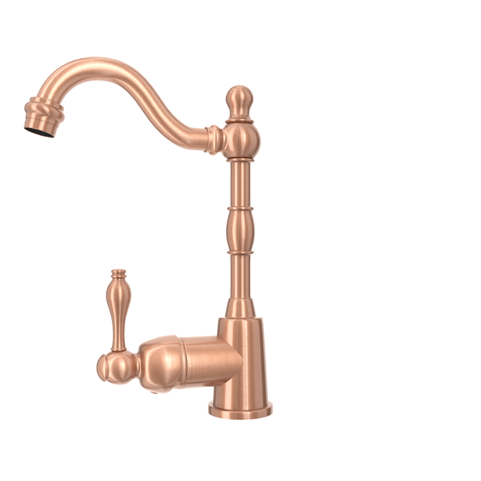 One-Handle Copper Widespread Kitchen Bar Faucet — AK96118P1-C-48