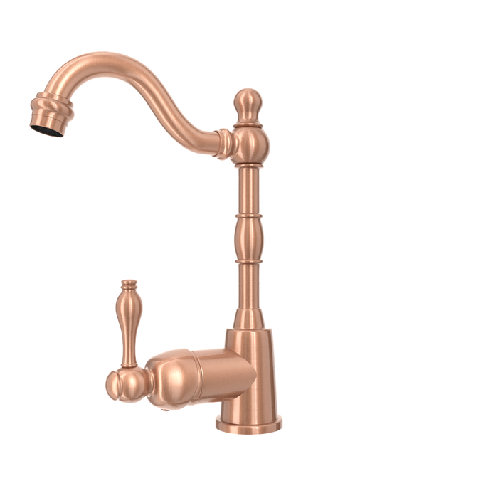 One-Handle Copper Widespread Kitchen Bar Faucet — AK96118P1-C-48
