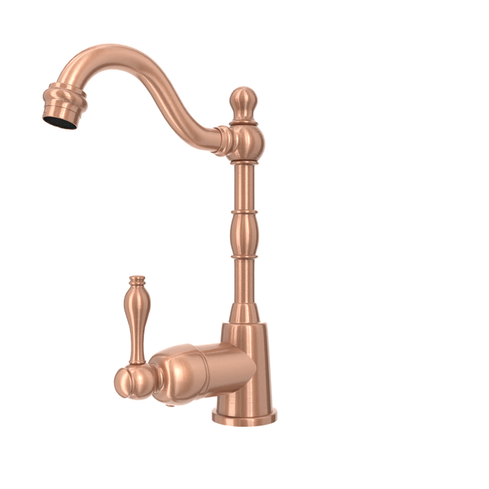 One-Handle Copper Widespread Kitchen Bar Faucet — AK96118P1-C-48
