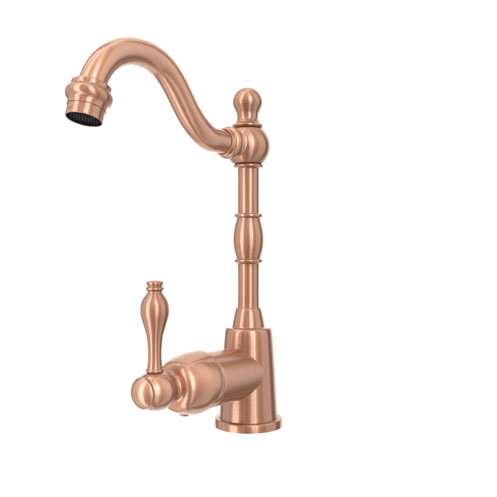 One-Handle Copper Widespread Kitchen Bar Faucet — AK96118P1-C-48