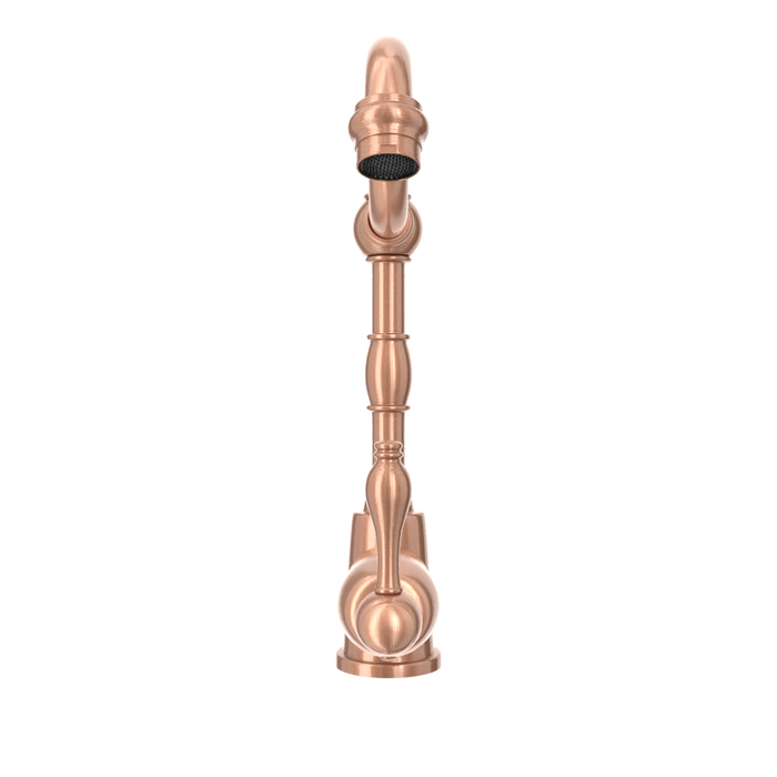 One-Handle Copper Widespread Kitchen Bar Faucet — AK96118P1-C-48