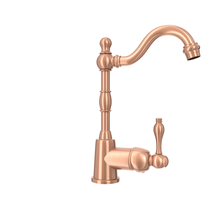 One-Handle Copper Widespread Kitchen Bar Faucet — AK96118P1-C-48