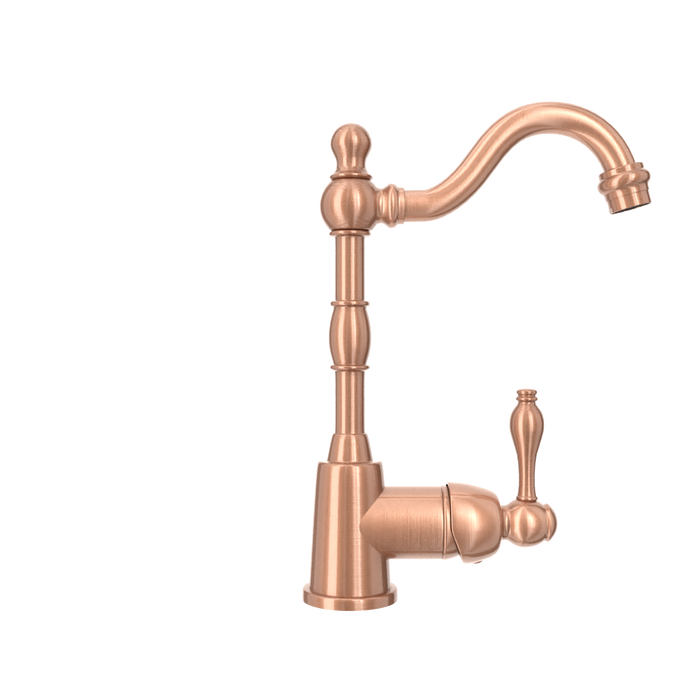 One-Handle Copper Widespread Kitchen Bar Faucet — AK96118P1-C-48
