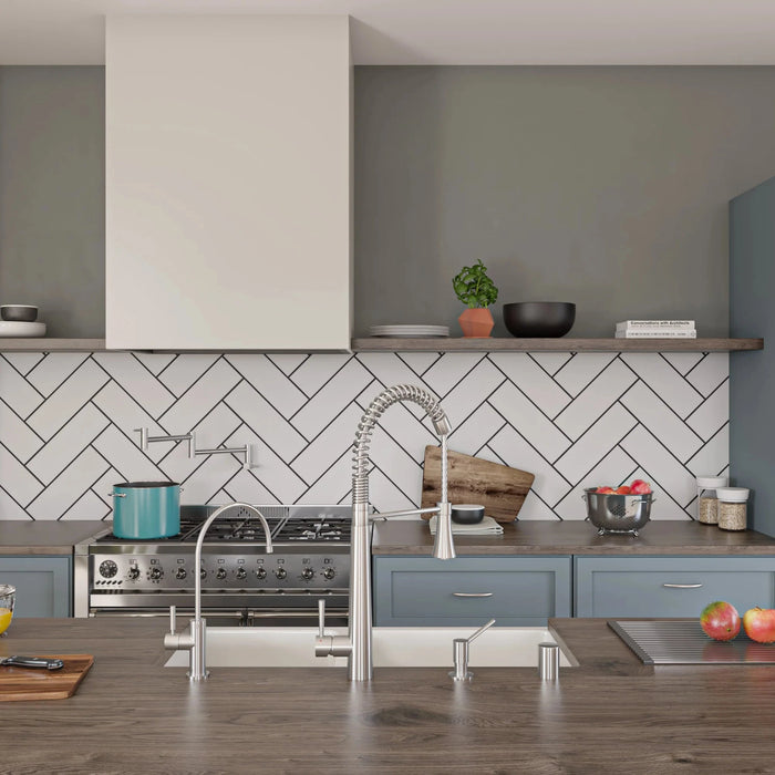 ALFI brand Stainless Steel Retractable Pot Filler Faucet AB5019