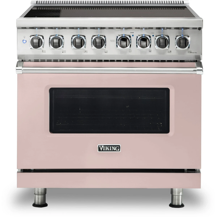 Viking® 5 Series 36" Stainless Steel Pro Style Induction Range VIR53626BSS