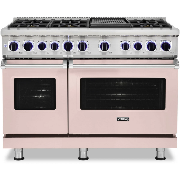Viking® 7 Series 48" Stainless Steel Pro Style Dual Fuel Range VDR74826GSS
