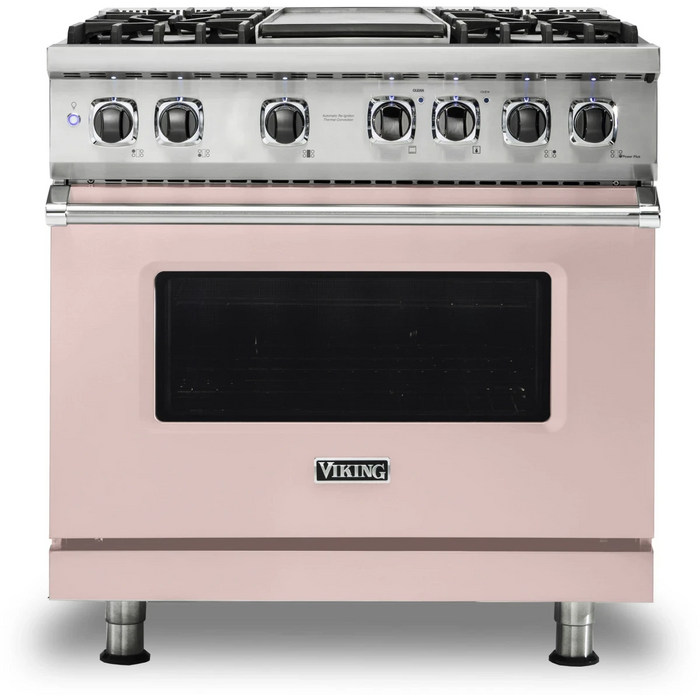 Viking® Professional 5 Series 36" Pro Style Dual Fuel  Range VDR5364GSSLP