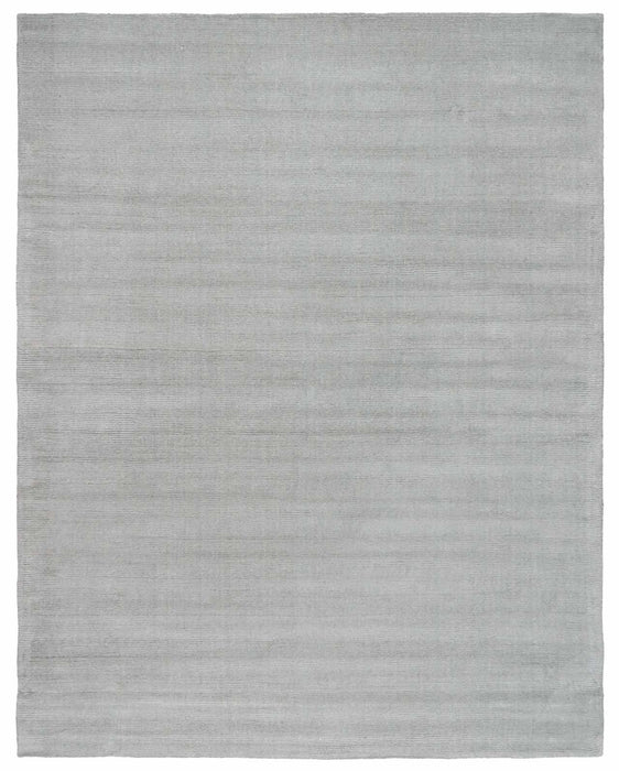 Brockton Solid Wool Area Light Gray Rug