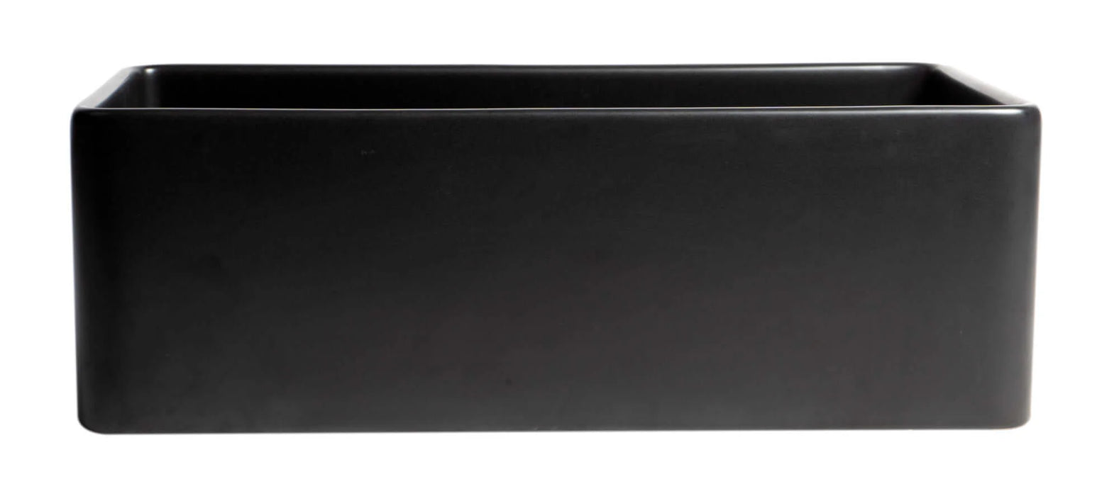 ALFI brand Smooth Apron 30" Single Bowl Fireclay Farm Sink ABF3018
