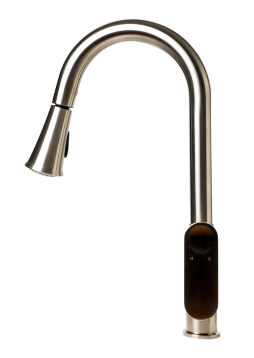 ALFI brand Gooseneck Pull-Down Kitchen Faucet ABKF3480