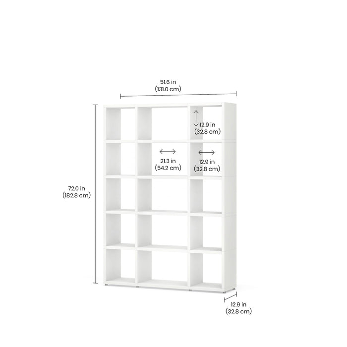 BOON Cube Storage Shelf Combo 2/1x5