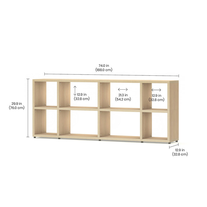 8 Cube Storage Shelf – Sturdy, Customizable Bookshelf & Cube Organizer BOON Cube Storage Shelf Combo 2/2x2