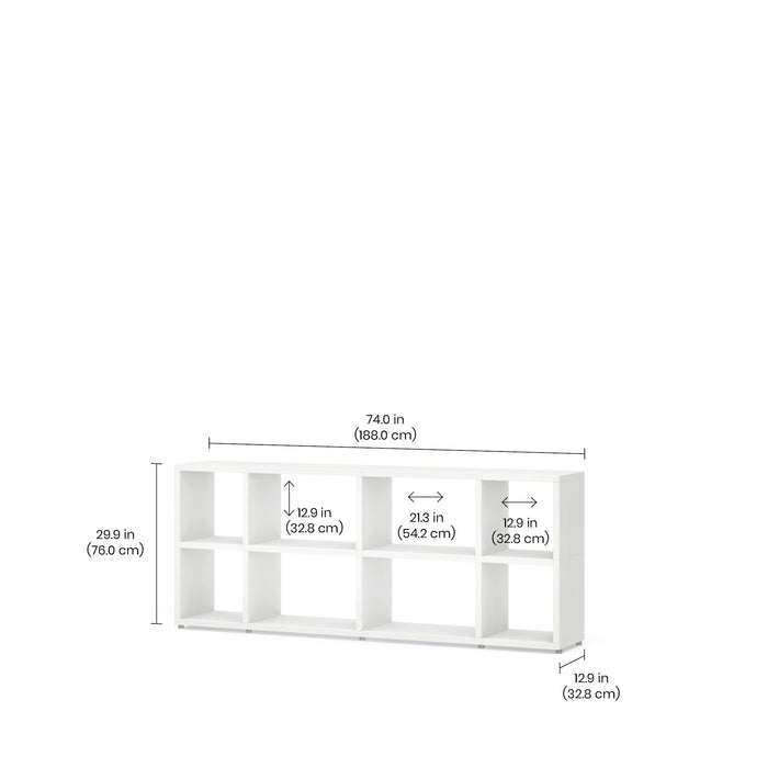 8 Cube Storage Shelf – Sturdy, Customizable Bookshelf & Cube Organizer BOON Cube Storage Shelf Combo 2/2x2