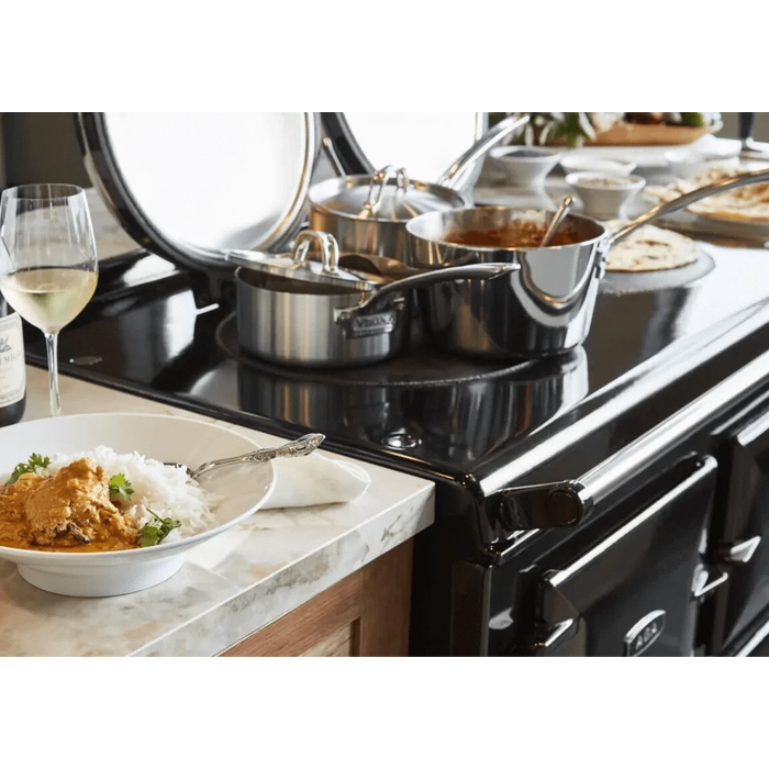 AGA 39" eR7 100 Classic Cast Iron Collection Electric Range - Salcombe Blue AER7339SAL