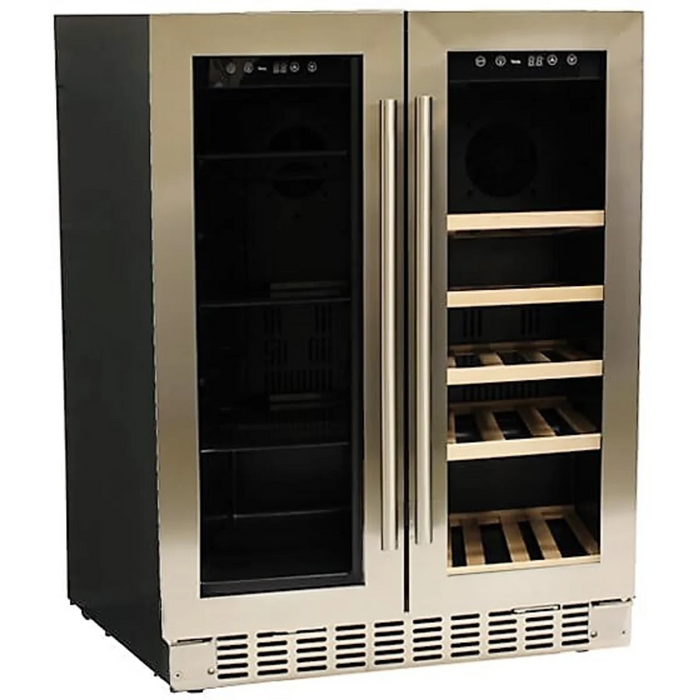 Azure 24" Built-In Dual Zone Beverage and Wine Center, A124DZS