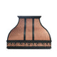 Bell-shaped Custom Farmhouse Copper Range Hood