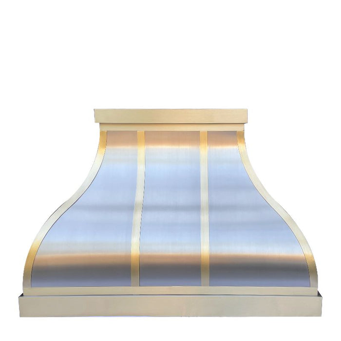 Bell Style Brushed Stainless Steel Custom range Hood
