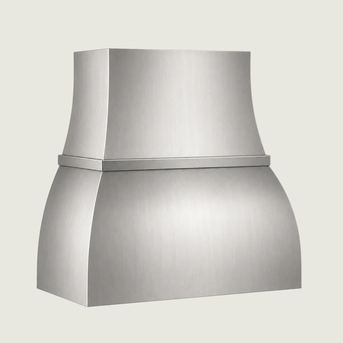 Custom Stainless Steel Double Bell Shape Range Hood - SHBE02
