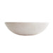 Botticino Marble Natural stone oval shape Vessel Sink Honed size W16 L20.5 H 6 SKU CM-B-002-C  side view
