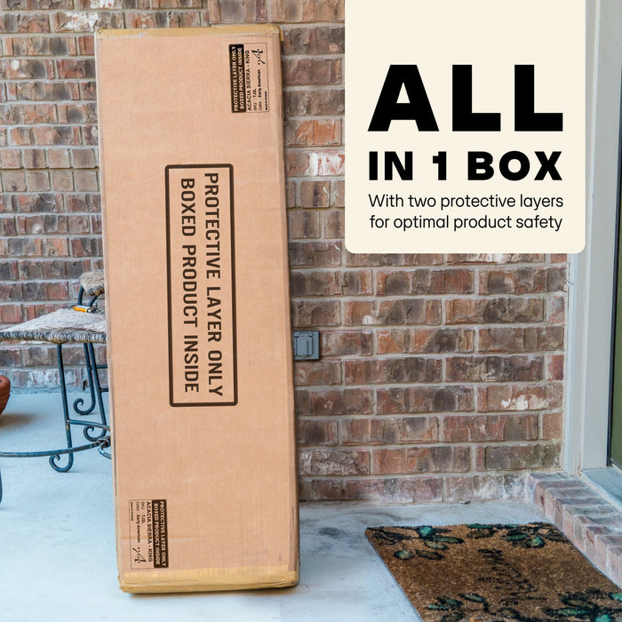 Acacia Sierra Deluxe Wood Platform Bed Frame