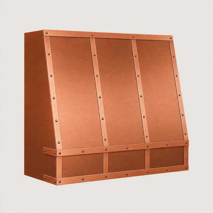 Custom Copper Box Range Hood - CHBX01