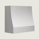 Custom Smooth Straight Box Stainless Steel Range Hood - SHBX02