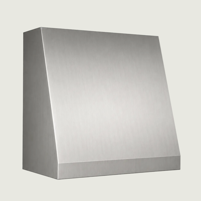 Custom Smooth Sloped Box Stainless Steel Range Hood - SHBX01