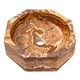 Brown Onyx Translucent Octagon Natural Stone Vessel Sink Polished  (D)17" (H)5"