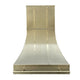 Brushed Brass Custom Range Hood with 30" Liner+610CFM Internal Motor in stock