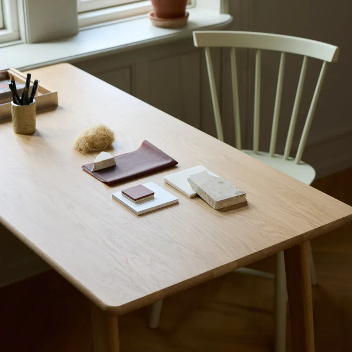 FDB Møbler C67 Butler Desk, Solid Nature Lacquered Oak