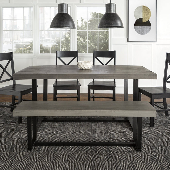 6-Piece Farmhouse Dining Set