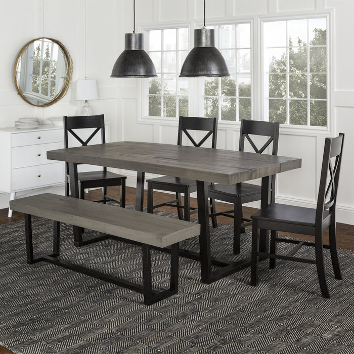 6-Piece Farmhouse Dining Set