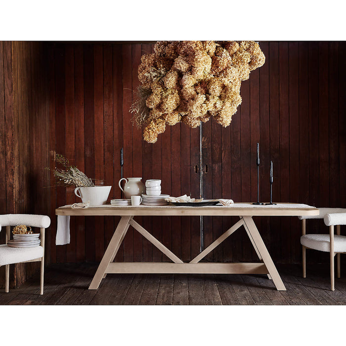 Aya 94" Natural Wood Dining Table by Leanne Ford 356895 - Farmhouse Kitchen and Bath