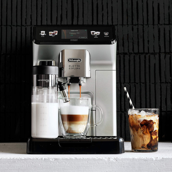 De'Longhi Eletta Explore Fully Automatic Espresso Machine with Cold Brew 681130 - Farmhouse Kitchen and Bath