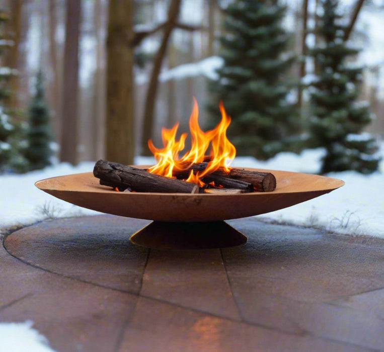 Corten Steel Fire Pit, Bowl, Water Bowl*, and Planter Bowl - FREE SHIPPING