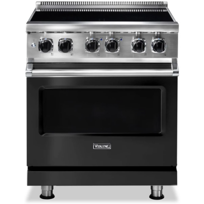 Viking® 5 Series 30" Stainless Steel Pro Style Induction Range VIR53024BSS