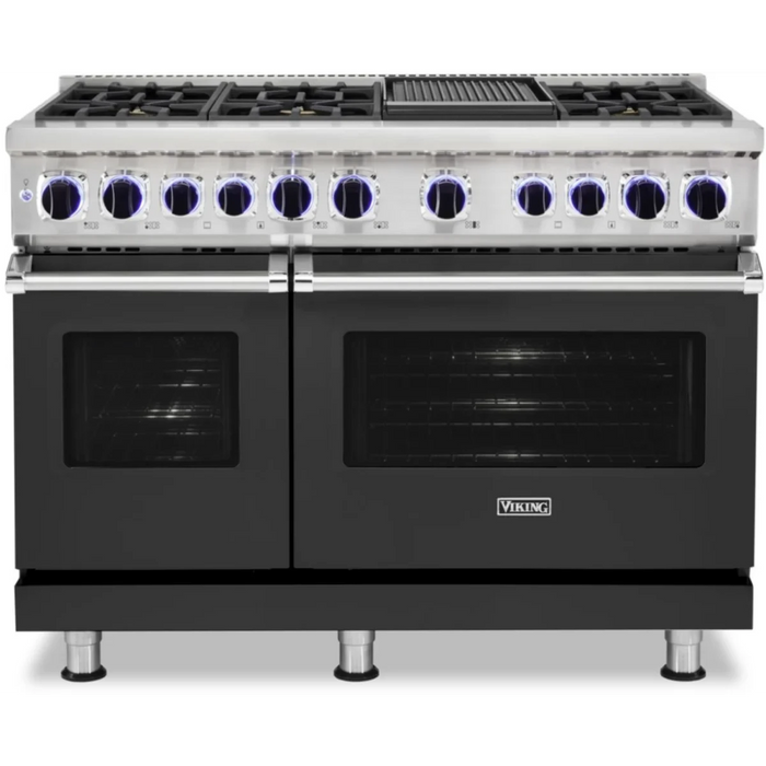 Viking® 7 Series 48" Stainless Steel Pro Style Dual Fuel Range VDR74826GSS