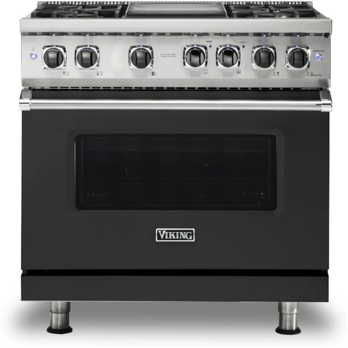 Viking® Professional 5 Series 36" Pro Style Dual Fuel  Range VDR5364GSSLP