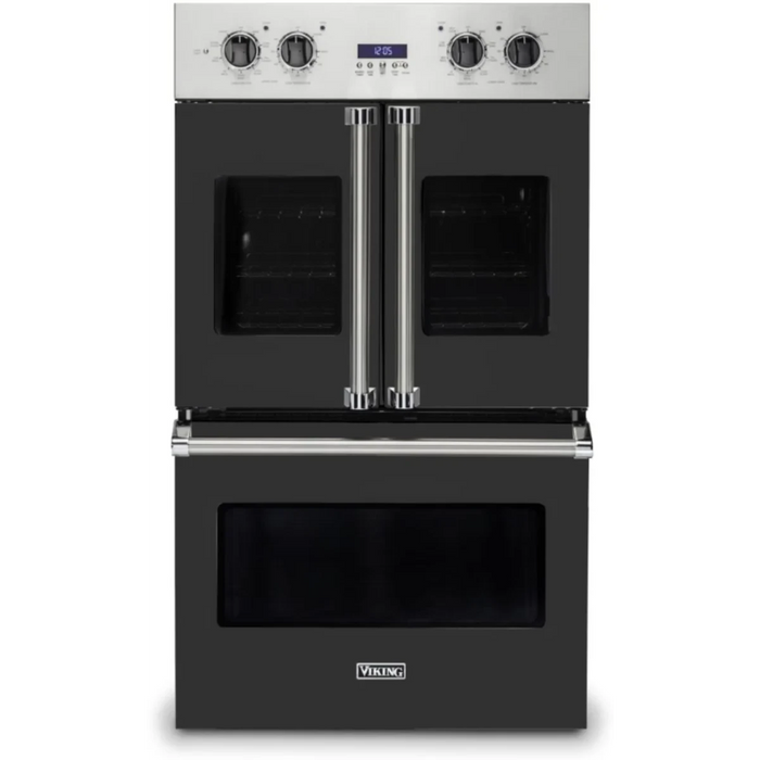 Viking® Professional 7 Series 30" Stainless Steel Electric Built In Double French Door Oven VDOF7301SS