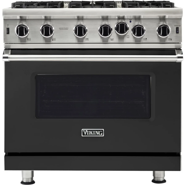 Viking® 5 Series 36" Stainless Steel Pro Style Range VGIC53626BSS